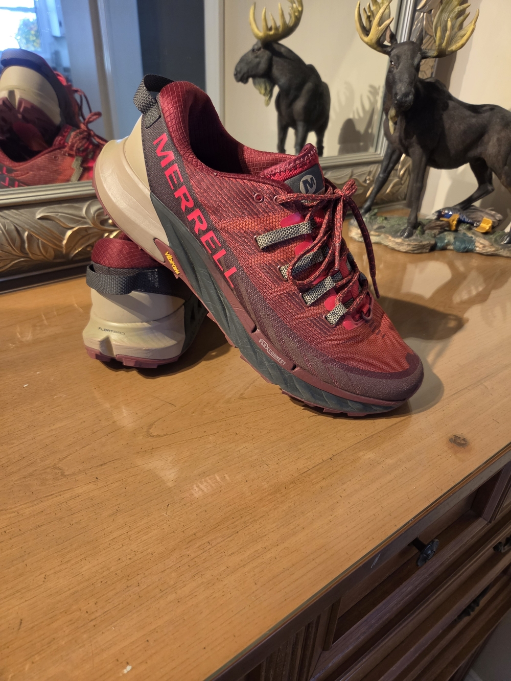 Merrell Burgundy Trail Running Shoe